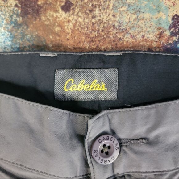 Cabela's Performance Lightweight Pants for Men 40 x 30 6 Pockets Gray - Picture 7 of 14